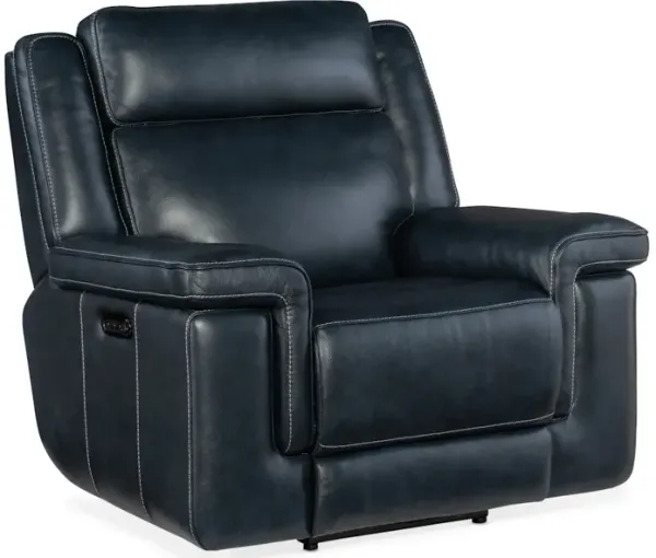 Montel Lay Flat Power Recliner with Power Headrest & Lumbar