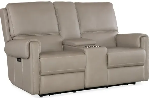 Somers Power Console Loveseat w/Power Headrest