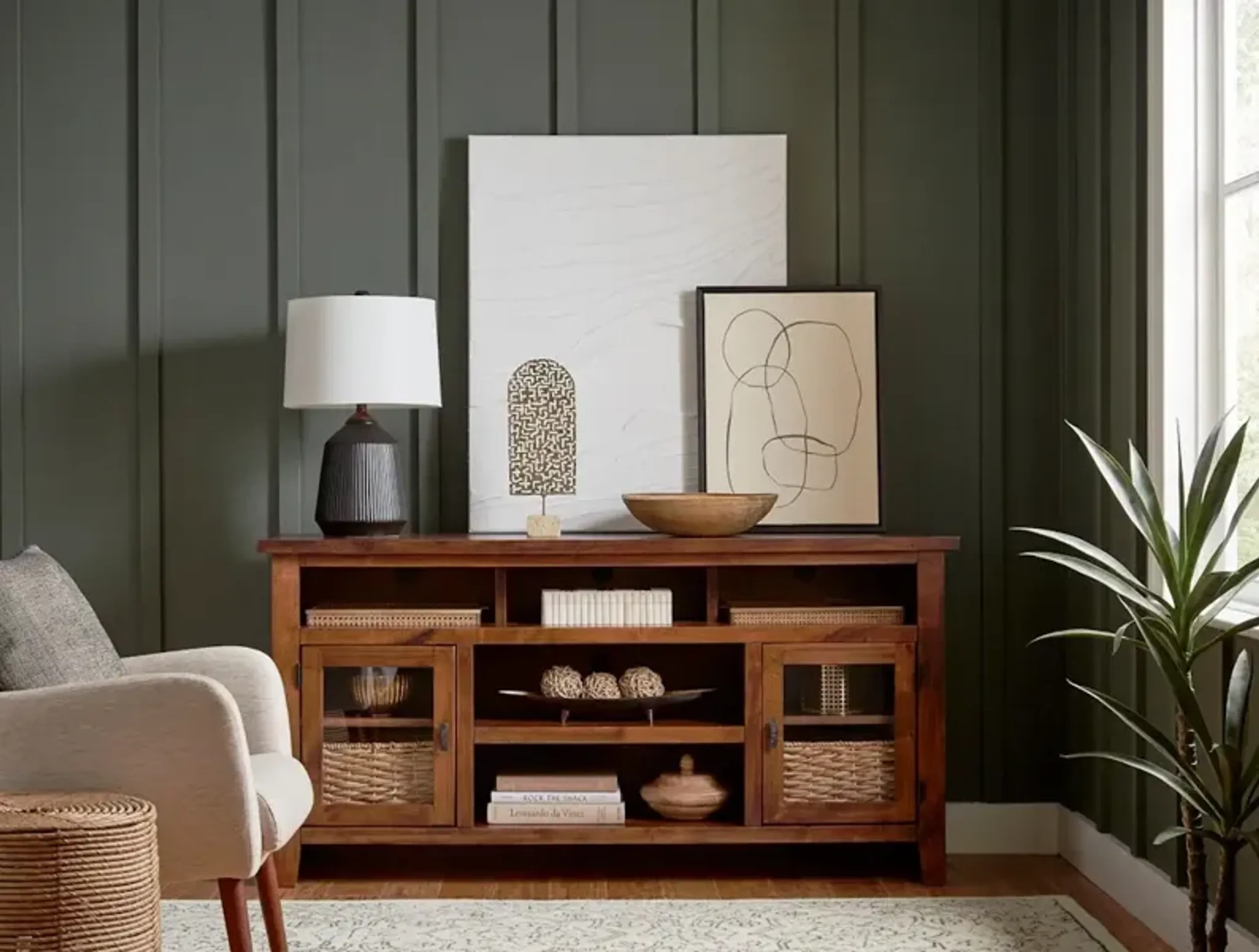 65 Inch Console with Doors | Furniture.com