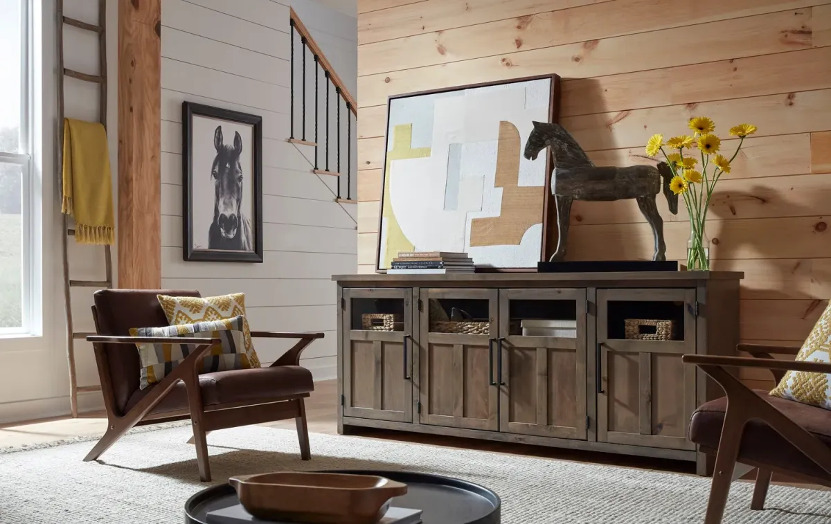 78 Inch Console with 4 Doors