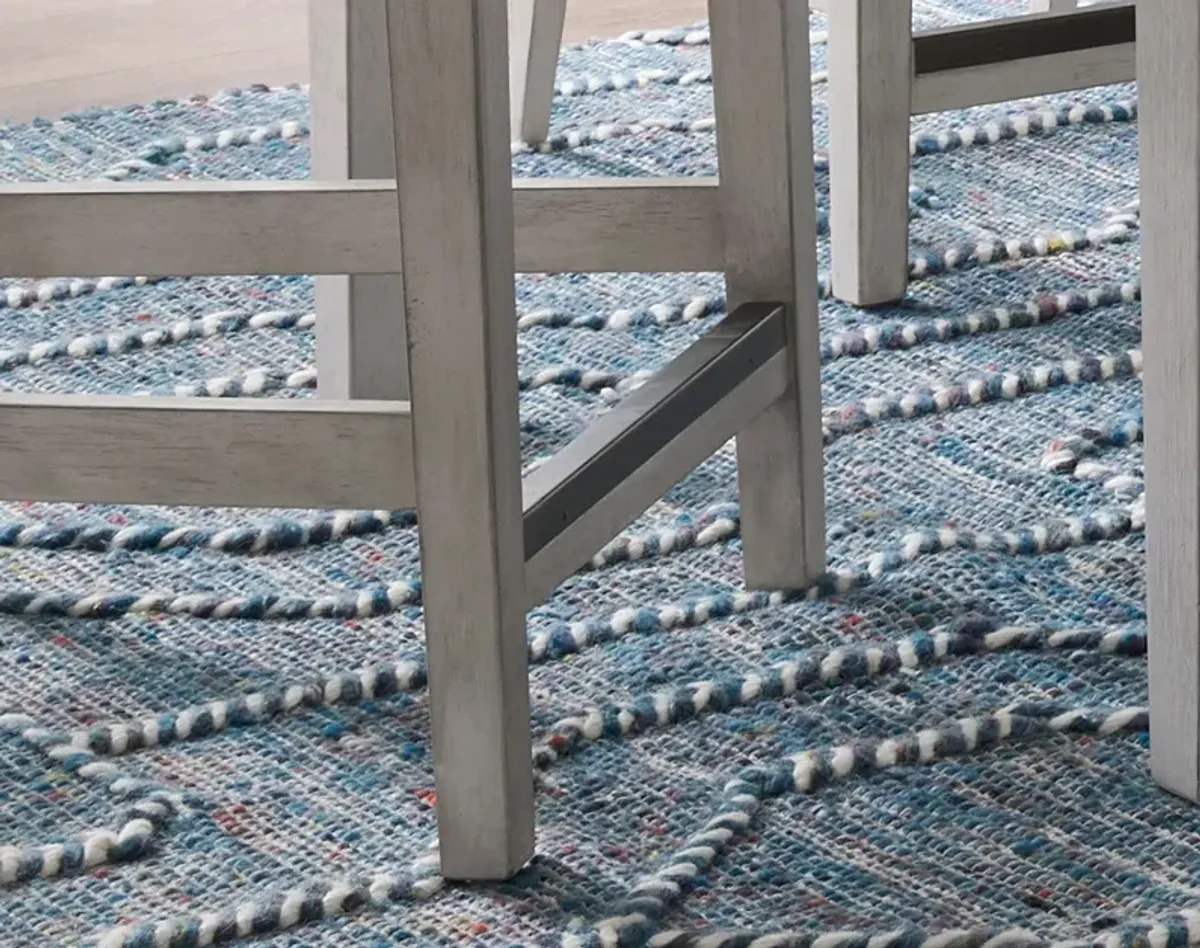 Counter Height Chair with Wood Seat (2/Ctn)