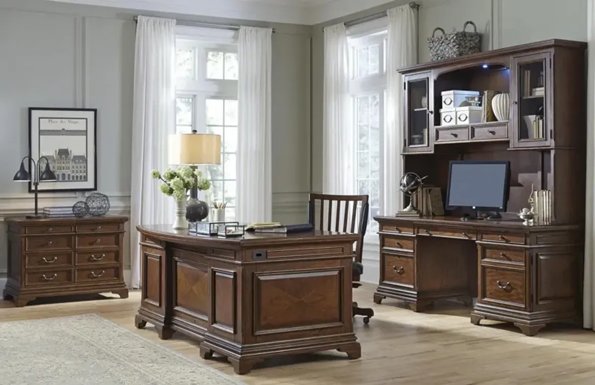 66 Inch Curved Exec Desk