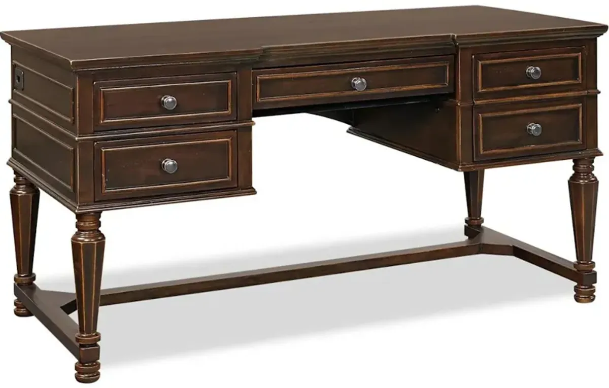 60 Inch Half-Ped Desk
