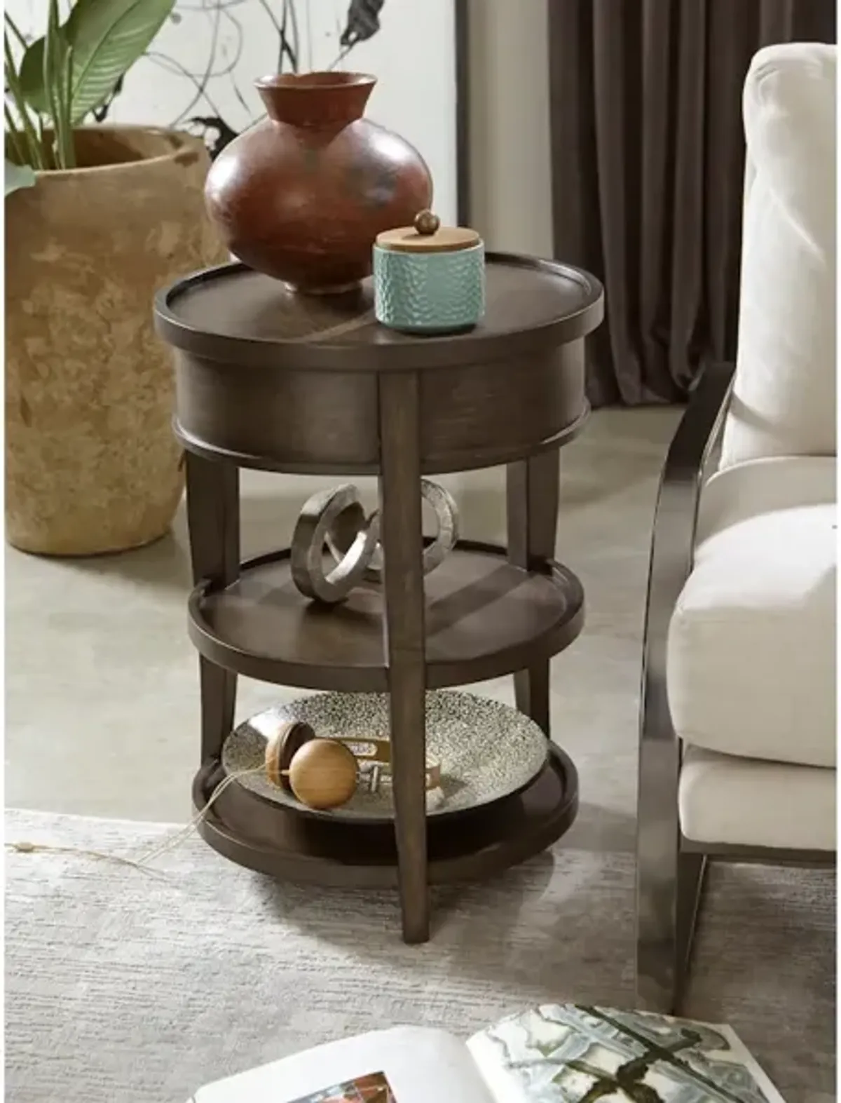 Round Chairside Table