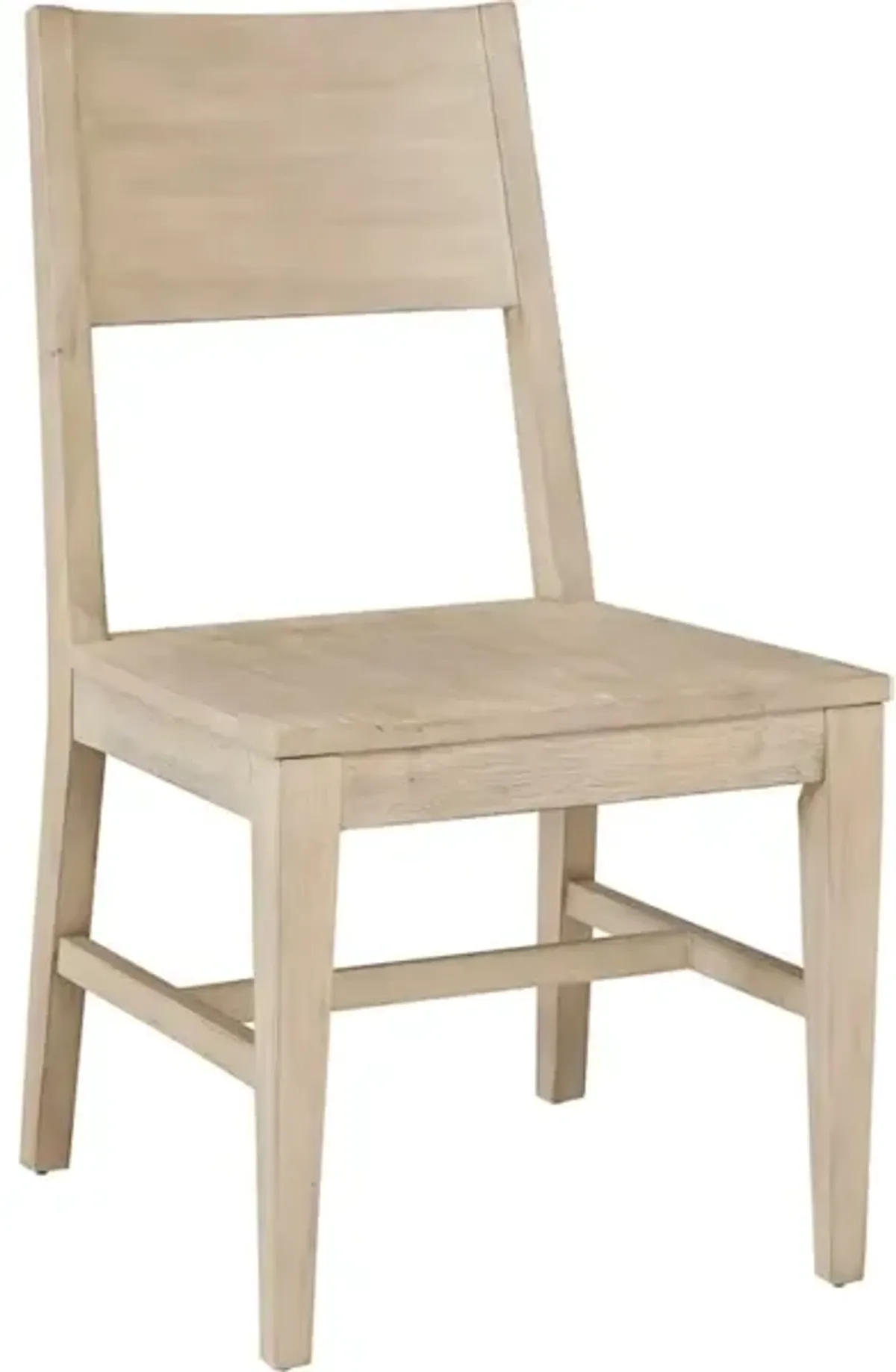 Dining Side Chair with Wood Seat (2/Ctn)