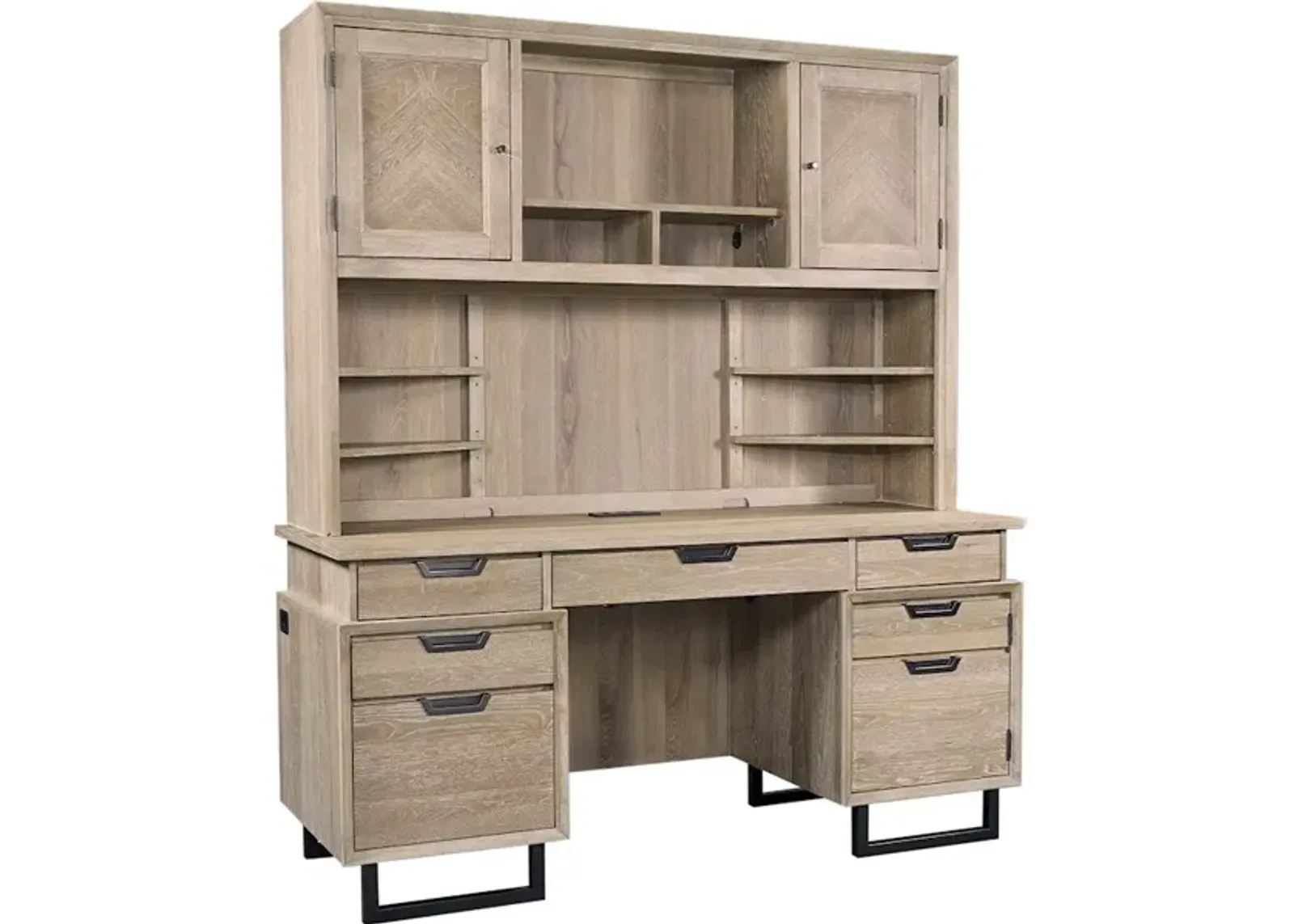 66 Inch Credenza Hutch