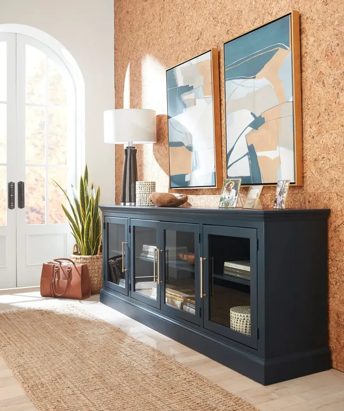 84 Inch Console with 4 Doors