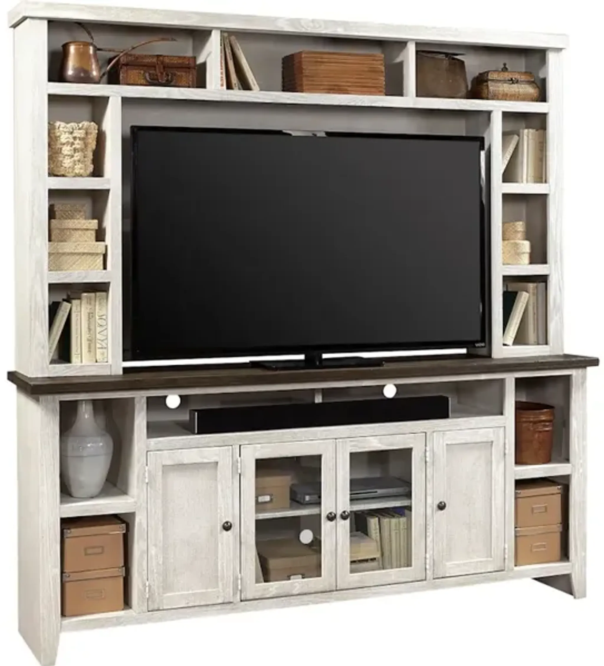 84 Inch Console With 4 Doors Walter E Smithe | Furniture.com
