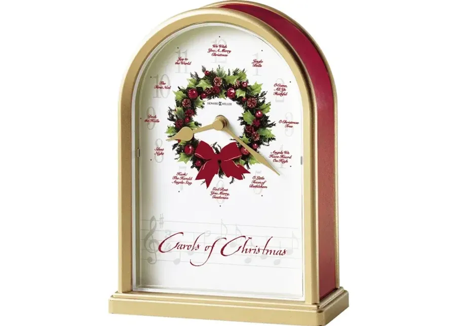 Carols Of Christmas II Tabletop Clock