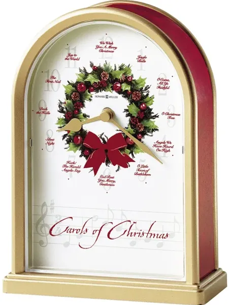 Carols Of Christmas II Tabletop Clock