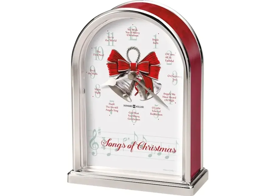 Songs Of Christmas Tabletop Clock