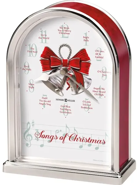 Songs Of Christmas Tabletop Clock