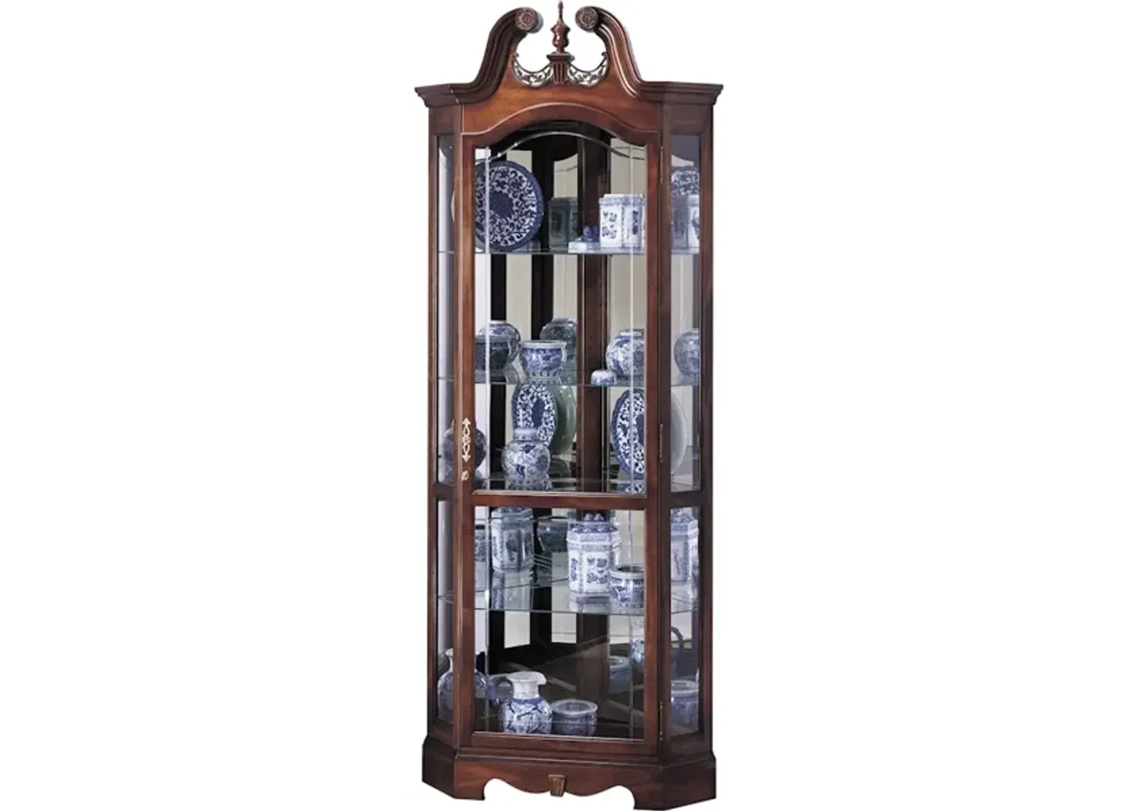 Berkshire Corner Curio Cabinet