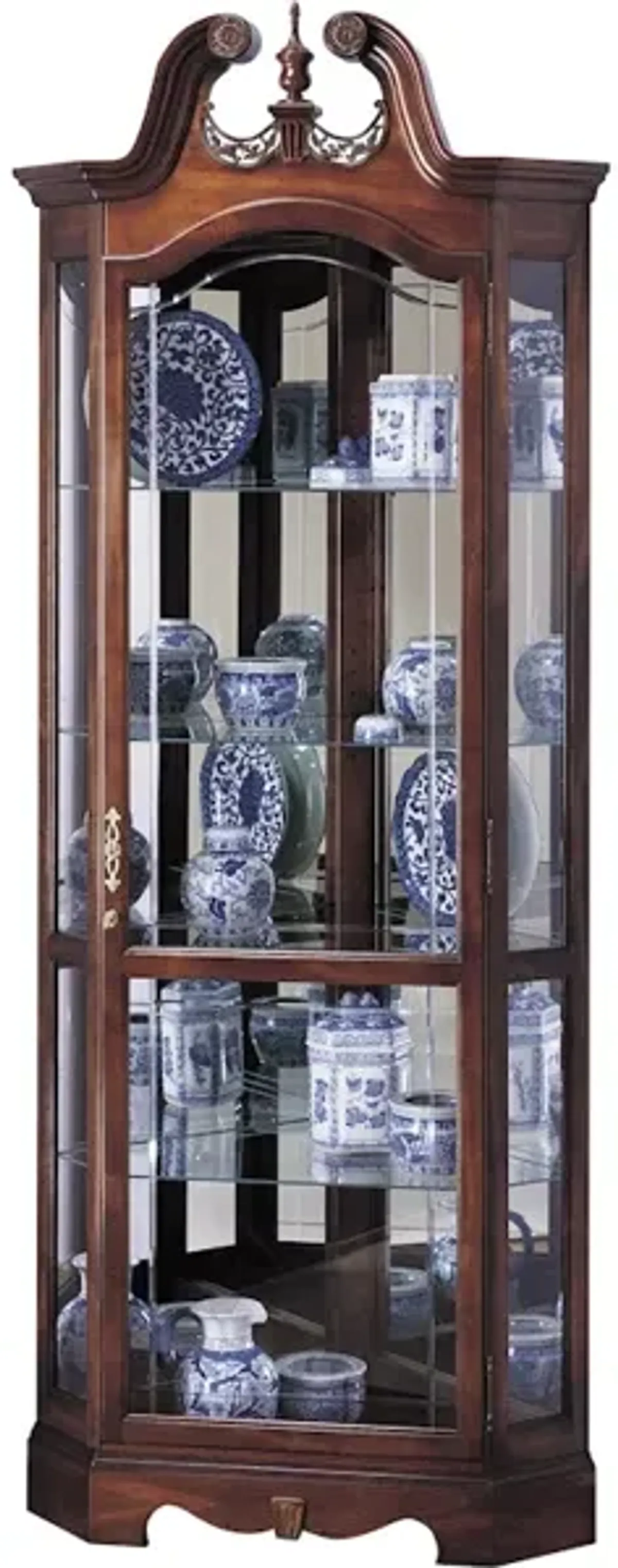 Berkshire Corner Curio Cabinet