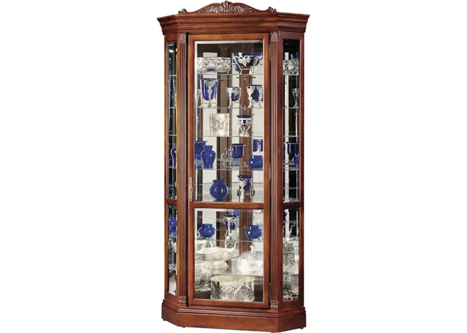 Embassy II Corner Curio Cabinet