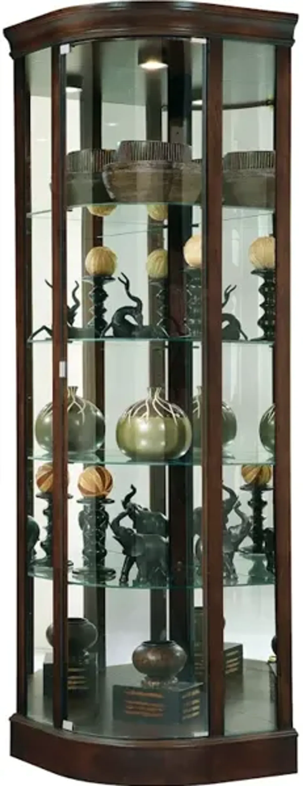 Marlowe III Corner Curio Cabinet