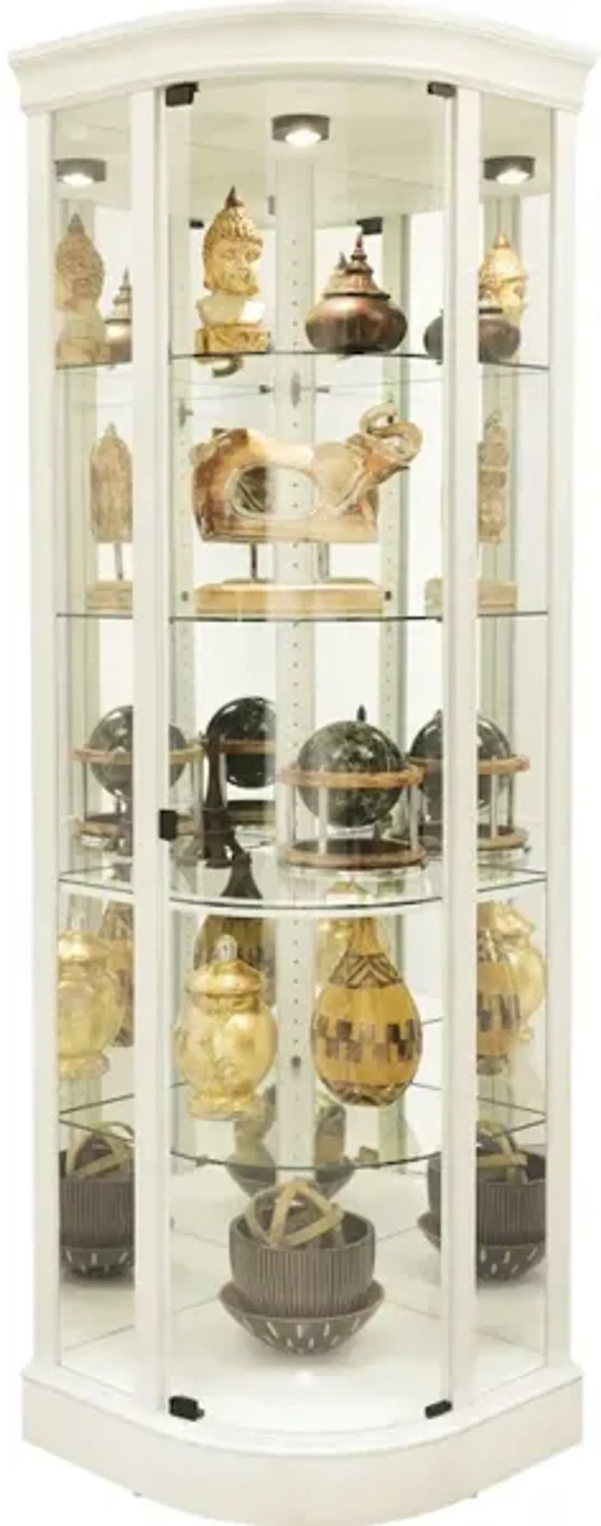 Marlowe IV Corner Curio Cabinet