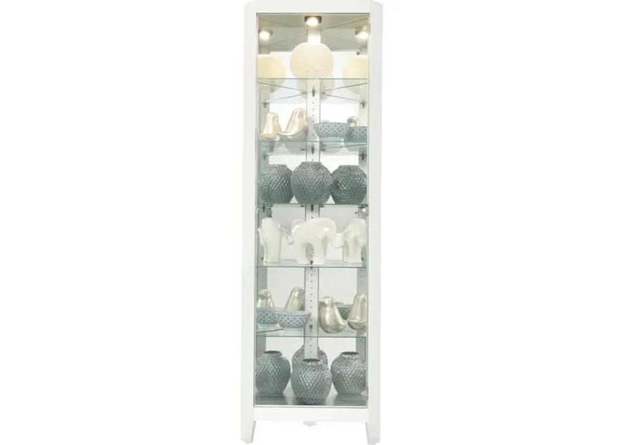 Tamsin IV Corner Curio Cabinet