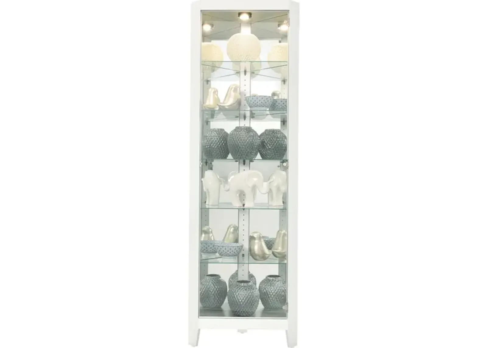 Tamsin IV Corner Curio Cabinet