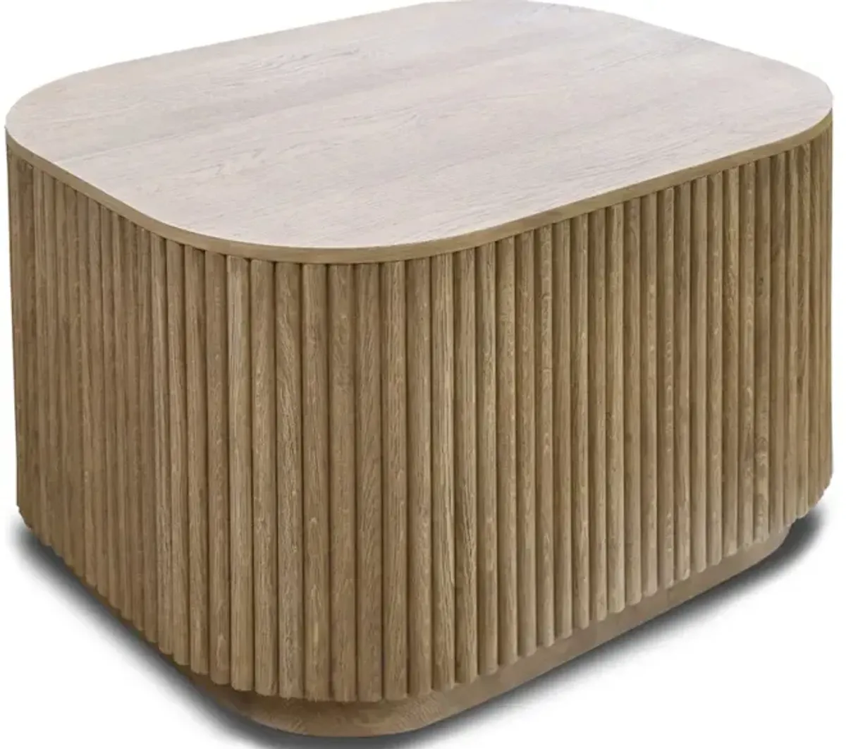 COLE RECTANGLE LAMP TABLE - NATURAL