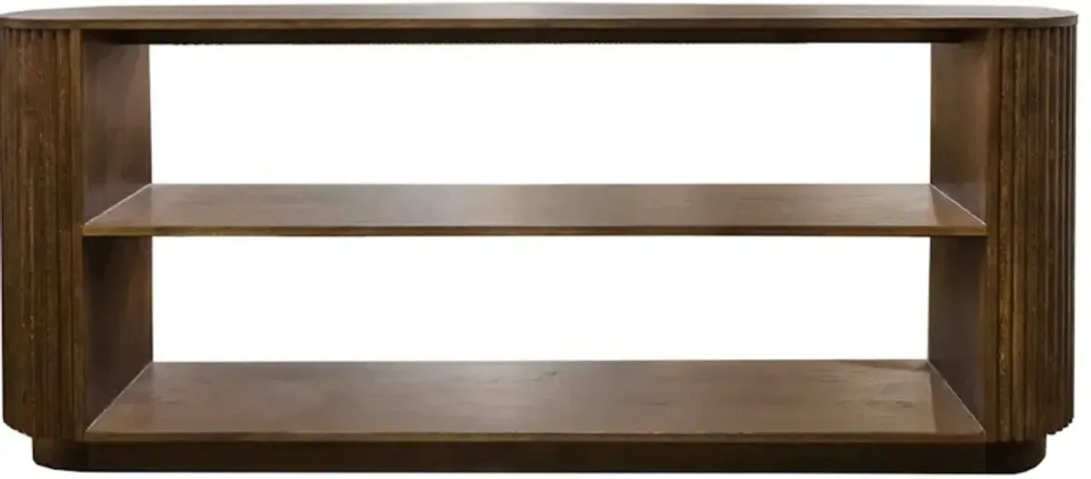 COLE CONSOLE TABLE - TOFFEE BROWN