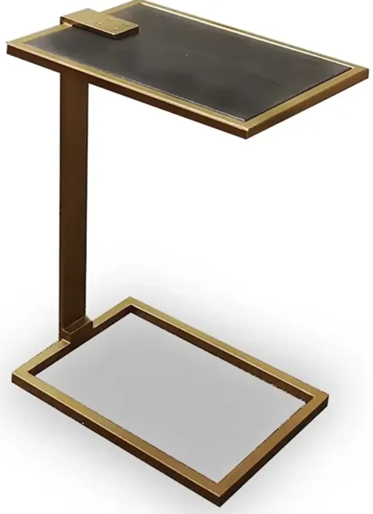 Hughes Shagreen Leather Drink Table