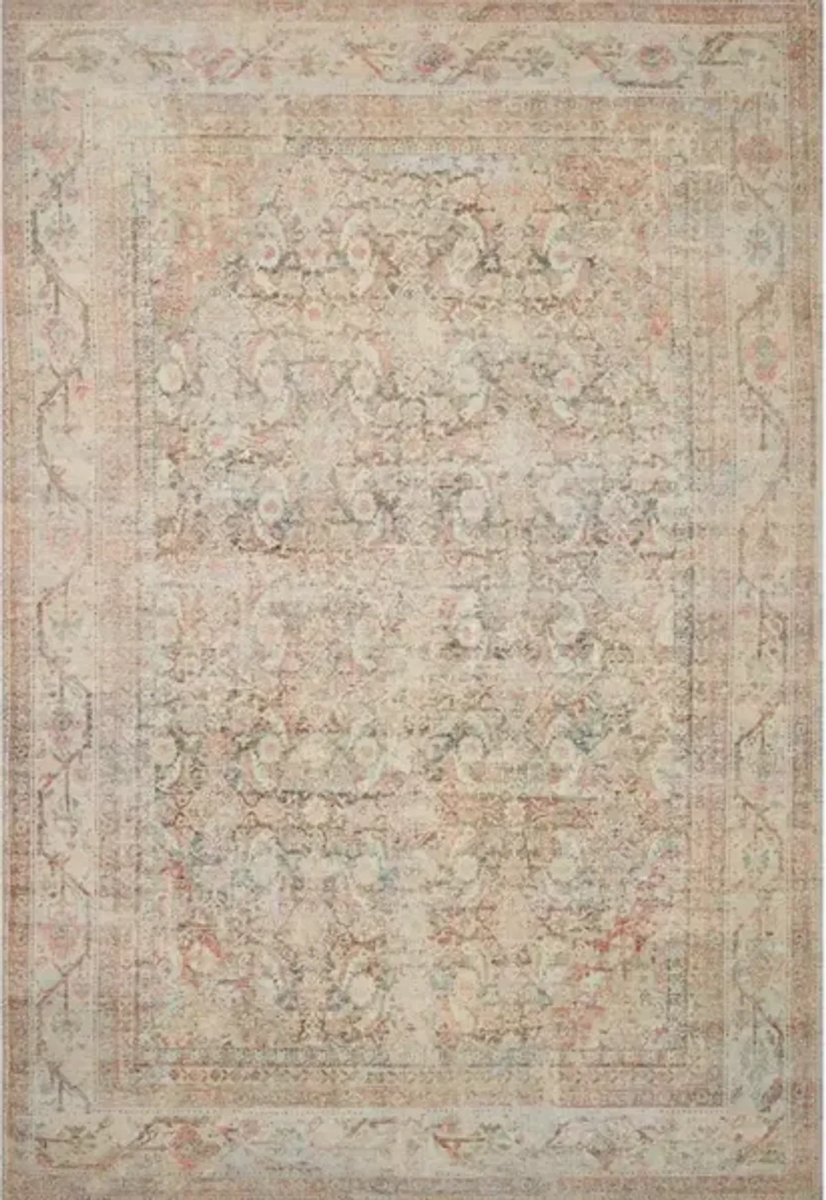 ADRIAN ADR-01 NATURAL/APRICOT 2'6 X 12'0 RUNNER RUG
