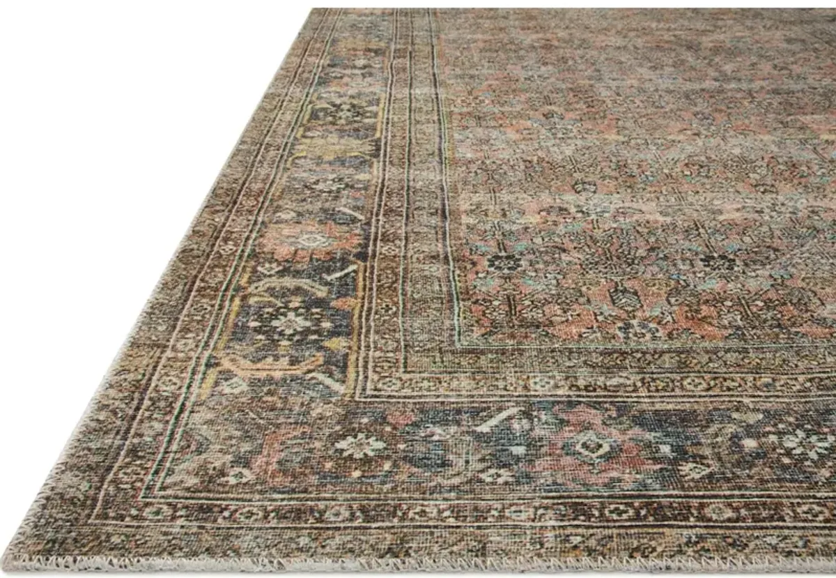 ADRIAN ADR-03 TERRACOTTA/MULTI 2'6 X 9'6 RUNNER RUG