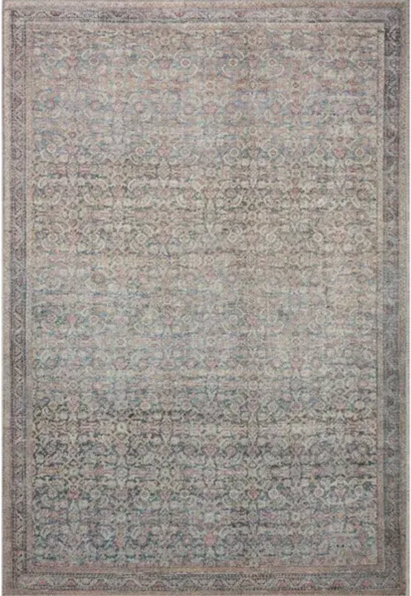 ADRIAN ADR-04 DENIM/MULTI 2'0 X 5'0 ACCENT RUG