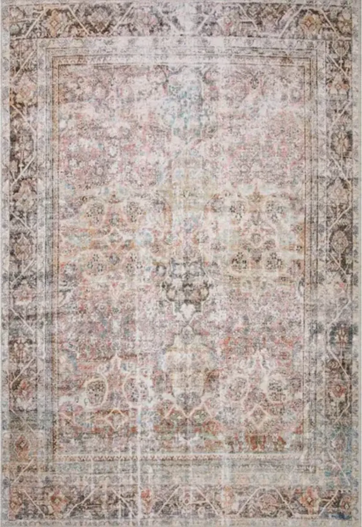 ADRIAN ADR-05 SUNSET/CHARCOAL 3'6 X 5'6 ACCENT RUG