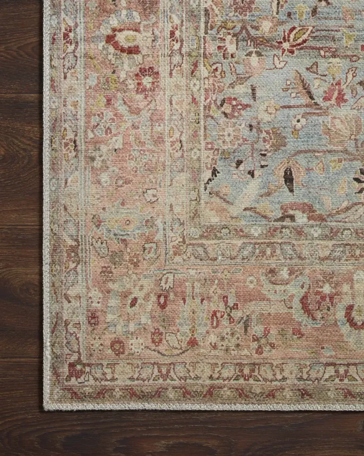 ADRIAN ADR-06 OCEAN/CLAY 2'0 X 5'0 ACCENT RUG