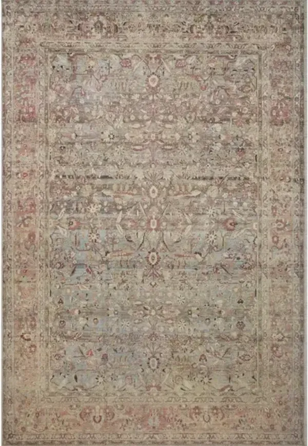 ADRIAN ADR-06 OCEAN/CLAY 7'6 X 9'6 AREA RUG