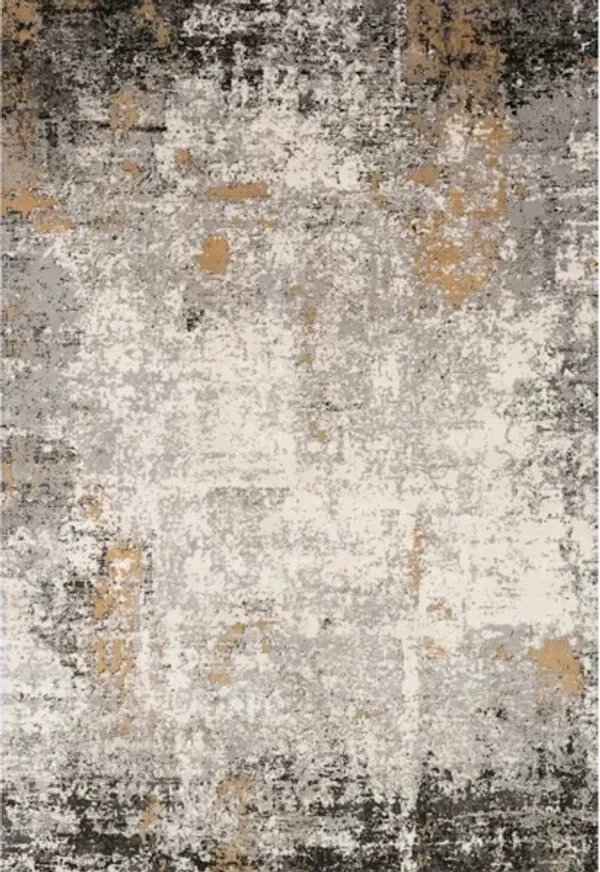 ALCHEMY ALC-02 GRANITE/GOLD 6'7 X 9'2 AREA RUG