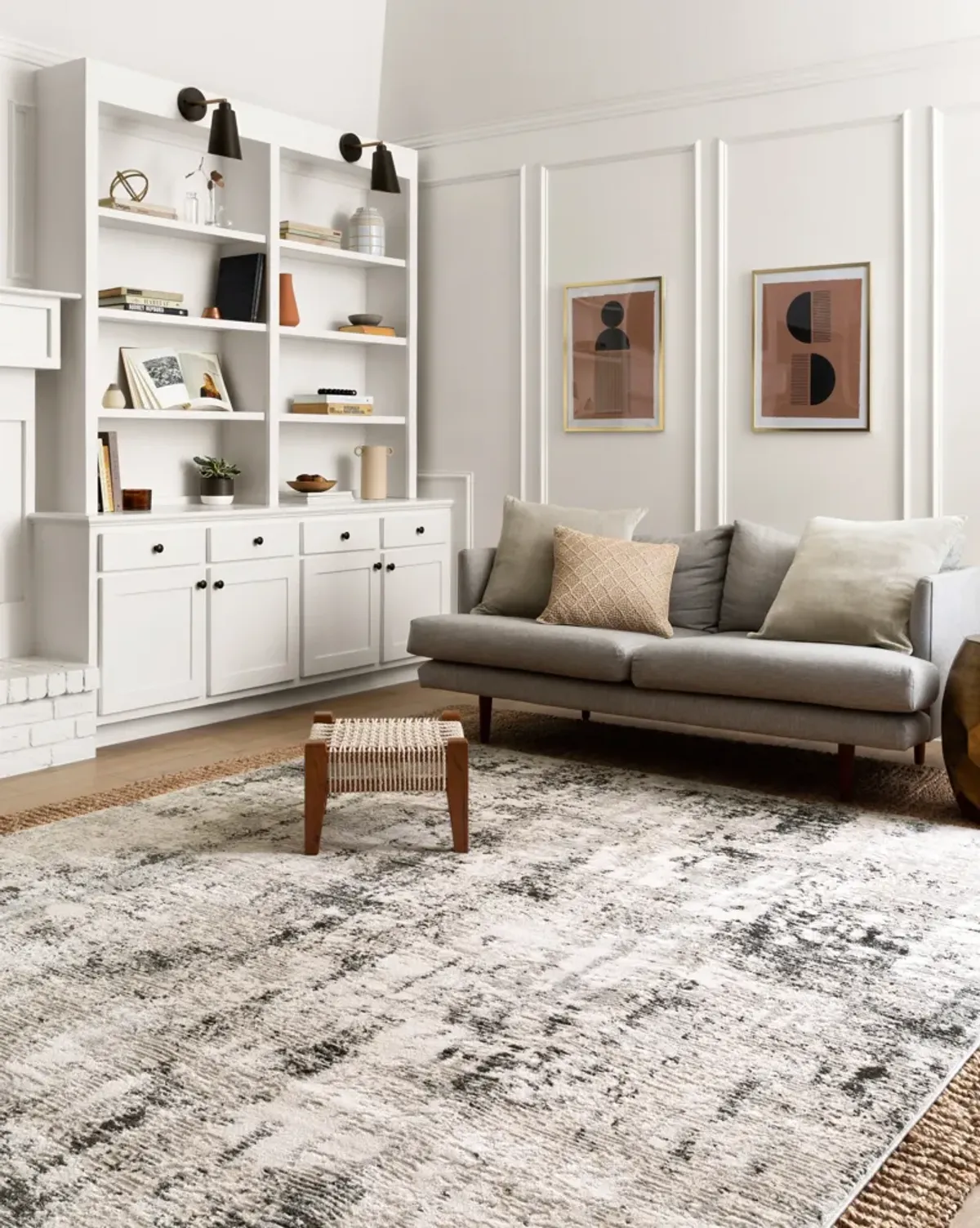 ALCHEMY ALC-04 SILVER/GRAPHITE 5'3 X 7'6 AREA RUG