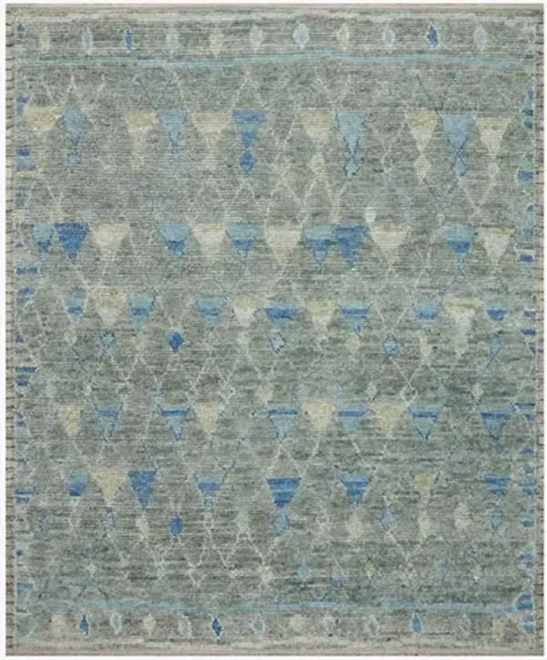 ANISSA 11.5x8.5 BLUE / SAGE