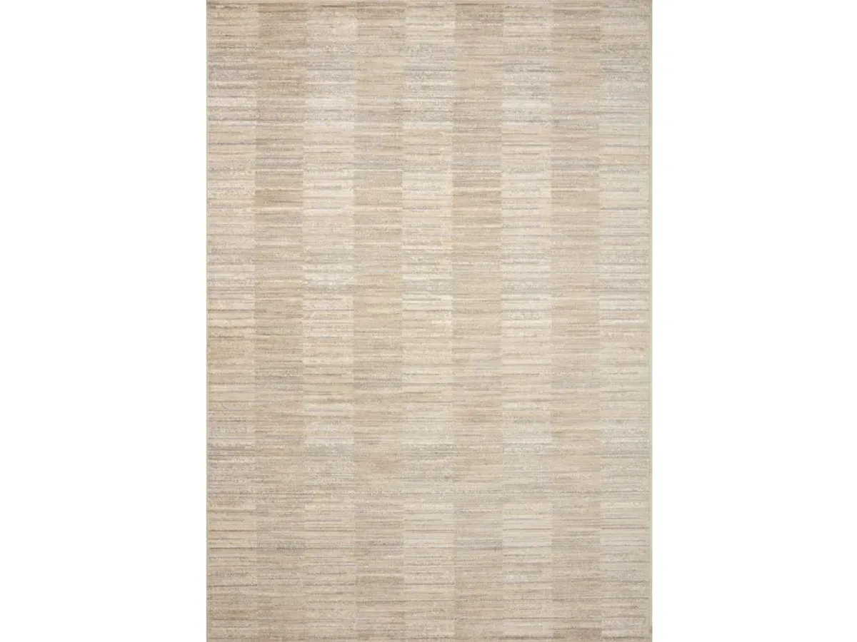 ARDEN ARD-01 NATURAL/PEBBLE 5' X 7'10 AREA RUG