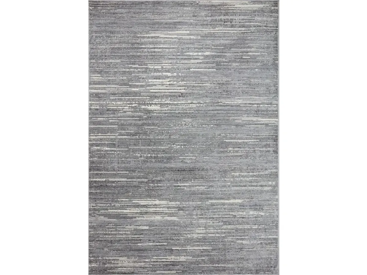 ARDEN ARD-03 GREY/IVORY 3'7 X 5'7 ACCENT RUG
