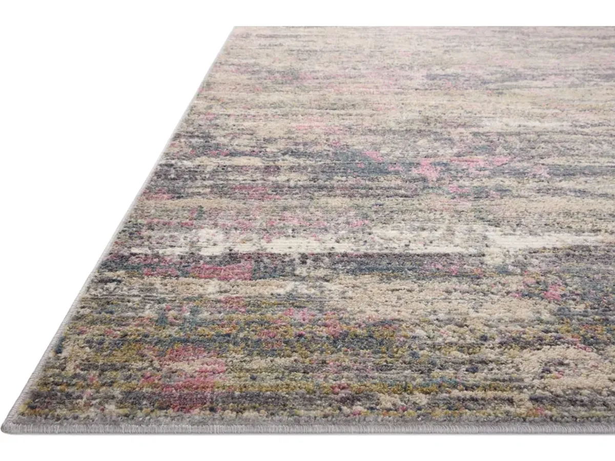 ARDEN ARD-05 BERRY/MULTI 6'3 X 9' AREA RUG