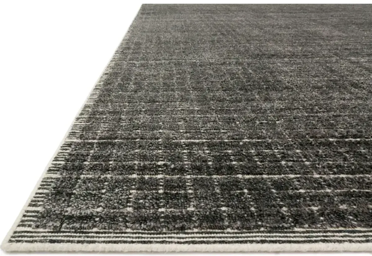 BEVERLY BEV-01 CHARCOAL 2'6 X 9'9 RUNNER RUG