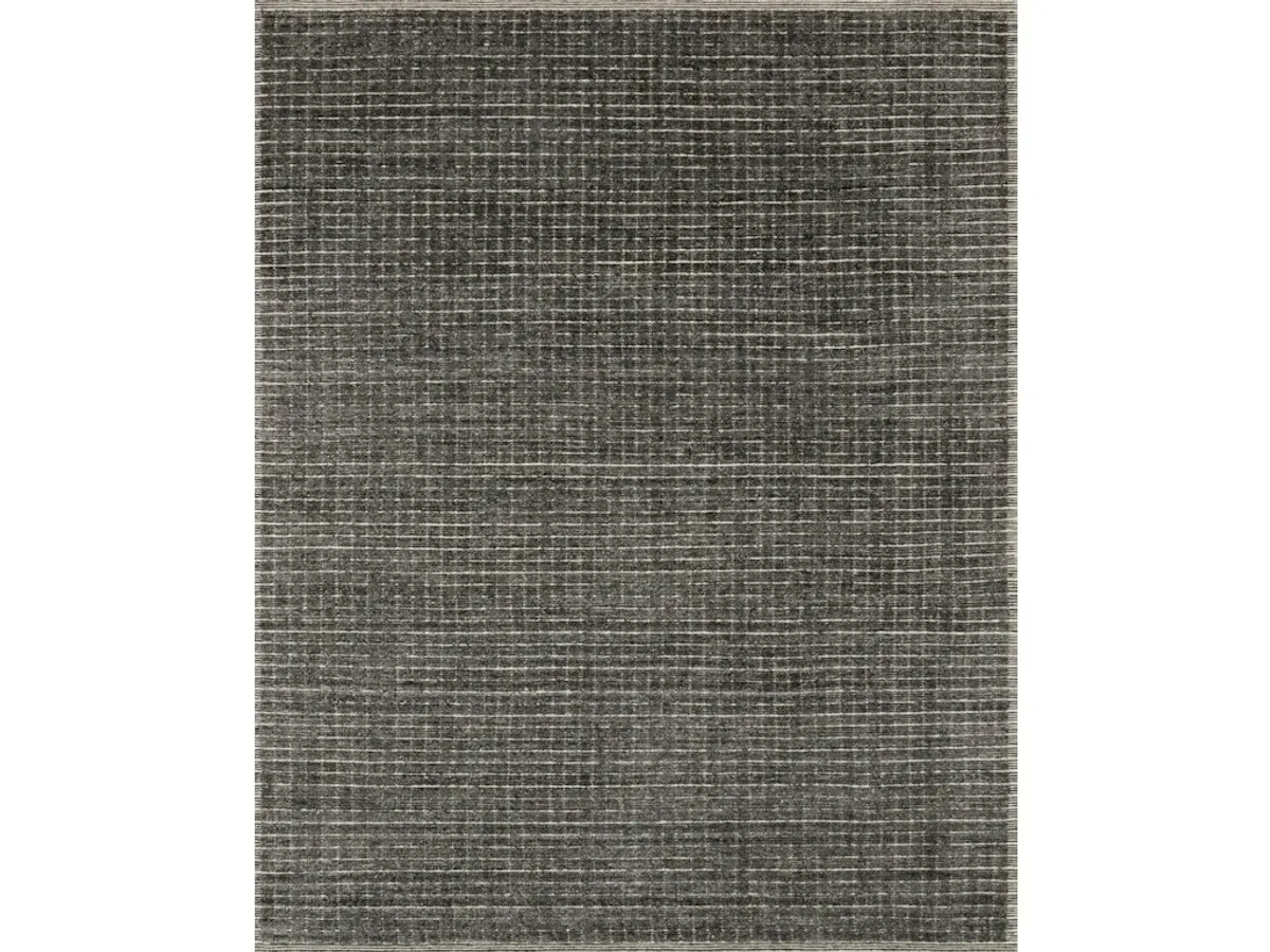 BEVERLY BEV-01 CHARCOAL 2'6 X 9'9 RUNNER RUG