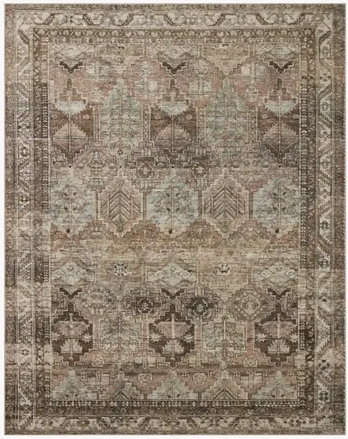 Billie Rug in Clay / Sage 7.6 x 9.6