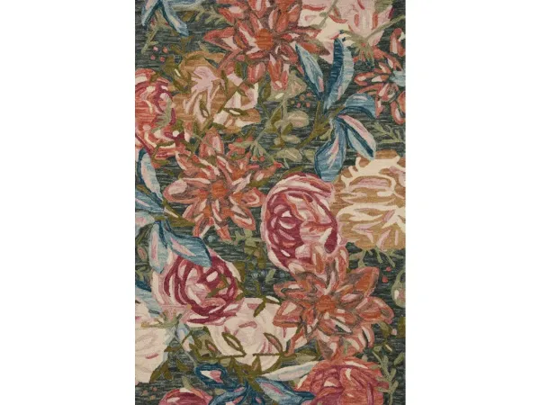 BELLADONNA BLM-03 LAGOON/MULTI 2'6 X 7'6 RUNNER RUG