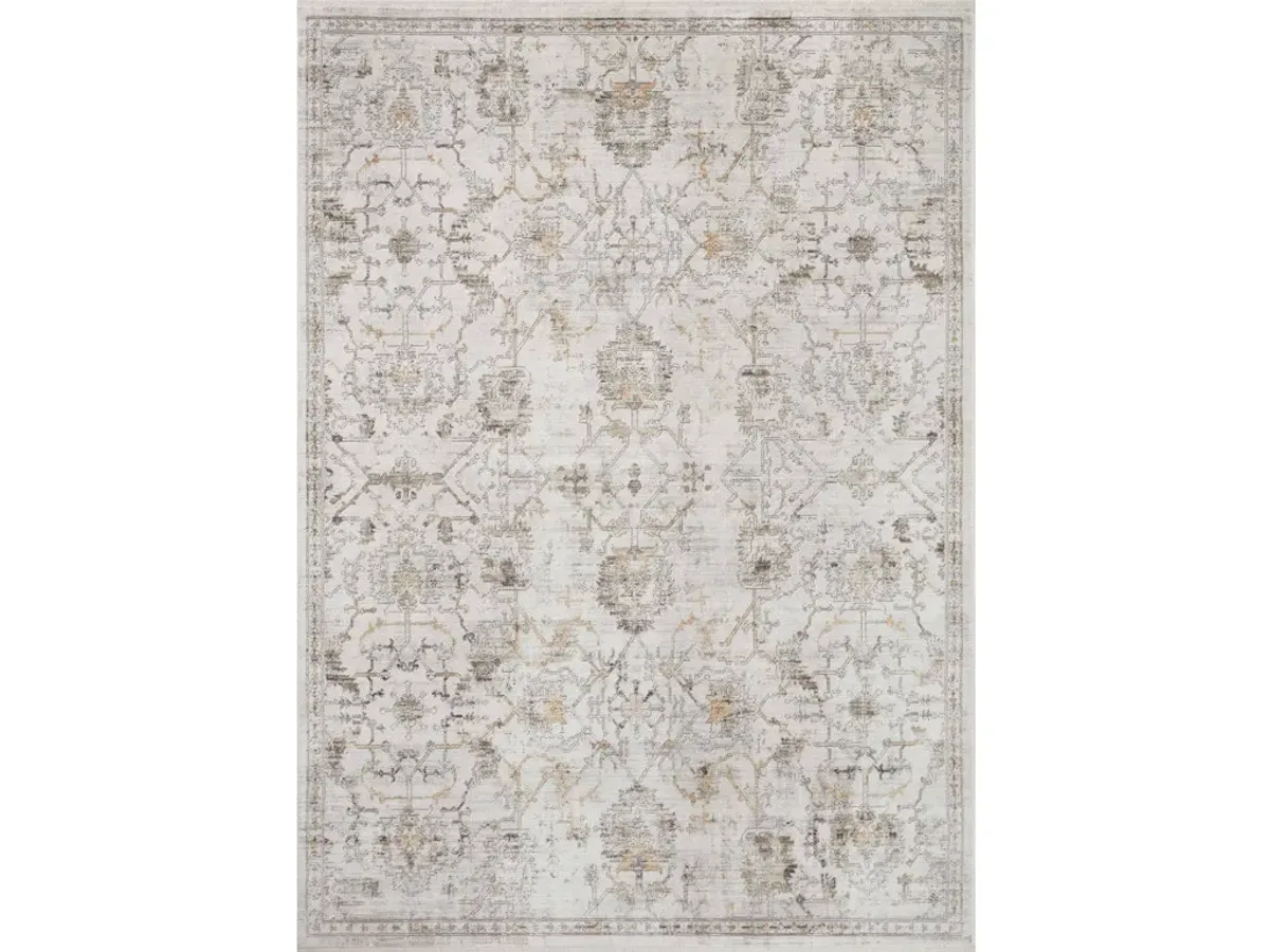 BONNEY BNY-03 IVORY/DOVE 2'0 X 3'0 ACCENT RUG