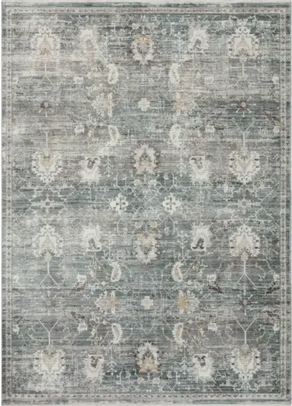 BONNEY BNY-03 LAGOON/IVORY 2'7 X 8'0 RUNNER RUG