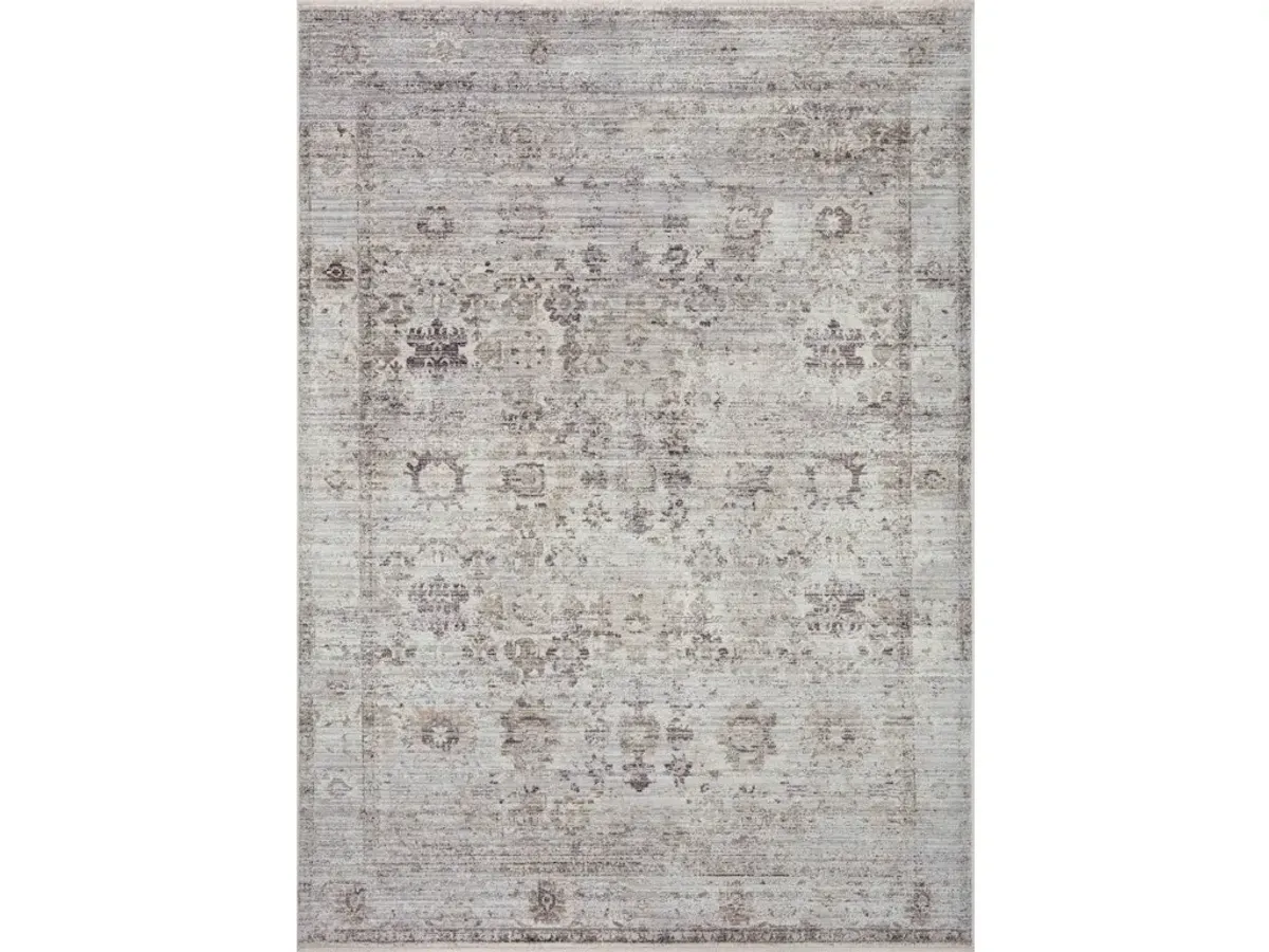 BONNEY BNY-06 STONE/CHARCOAL 5'3 X 7'6 AREA RUG