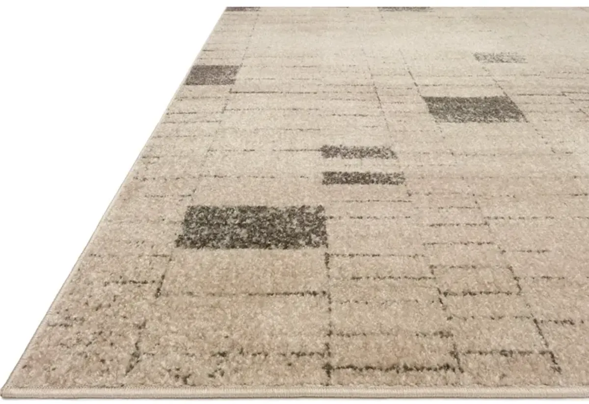 BOWERY BOW-02 SLATE/TAUPE 5'5 X 7'6 AREA RUG