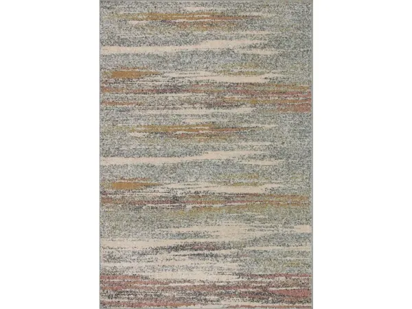 BOWERY BOW-04 PEBBLE/MULTI 5'5 X 7'6 AREA RUG