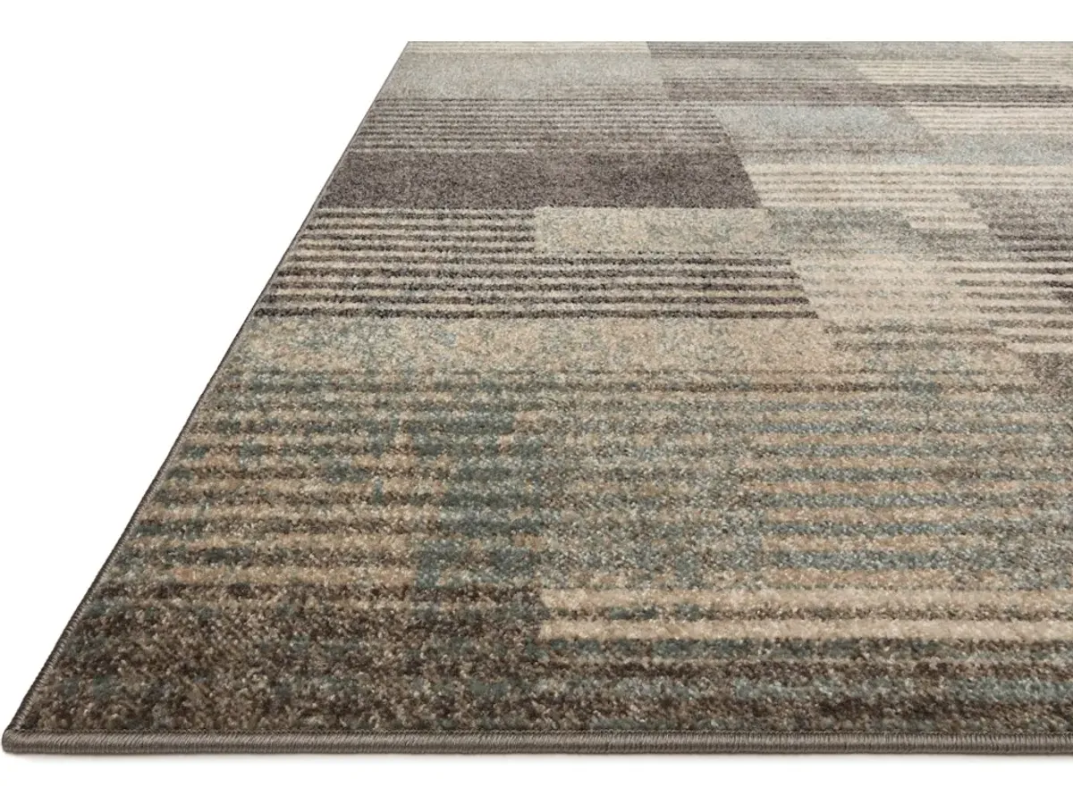 BOWERY BOW-06 STORM/TAUPE 5'5 X 7'6 AREA RUG