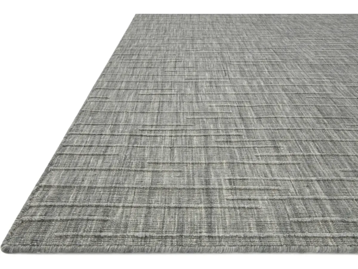 BROOKS BRO-01 GREY 2'6 X 13' RUNNER RUG