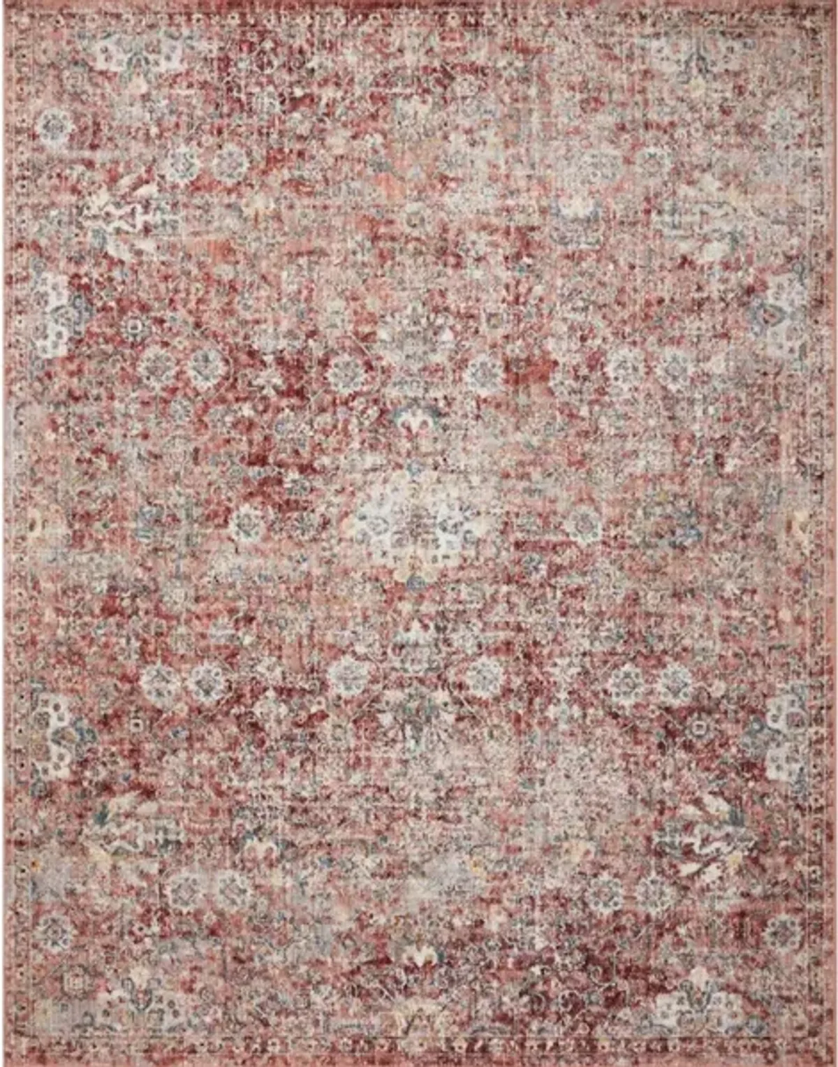 CASSANDRA CSN-03 RUST/IVORY 6'7 X 9'3 AREA RUG